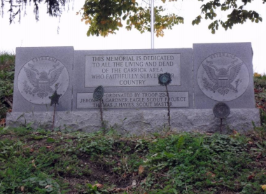 Zoom on the image : Eagle Scout Project Monument - Pennsylvania